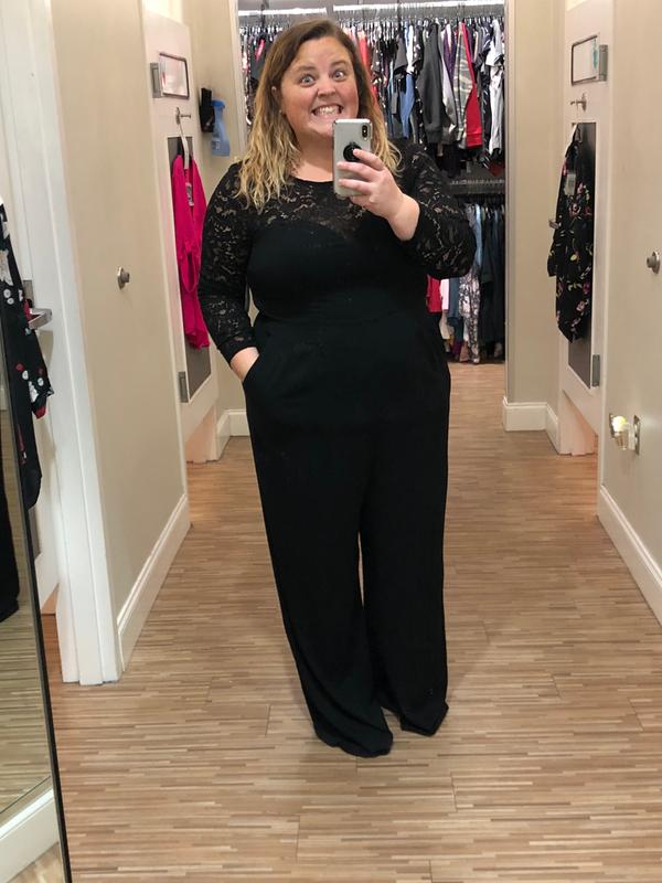 Torrid black best sale lace jumpsuit