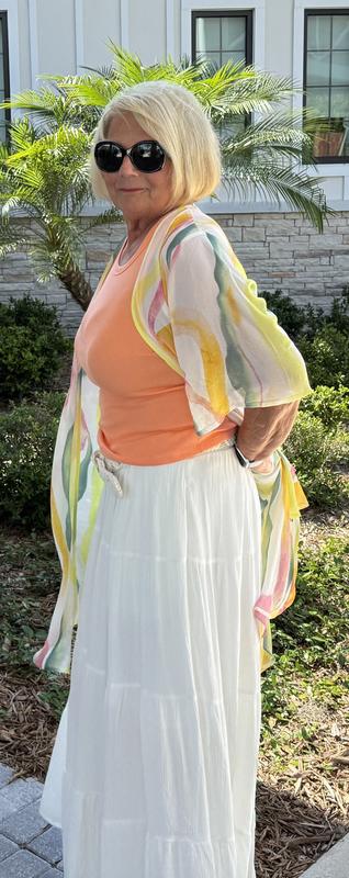 Plus Size - Shirred Tiered Maxi Skirt - Torrid