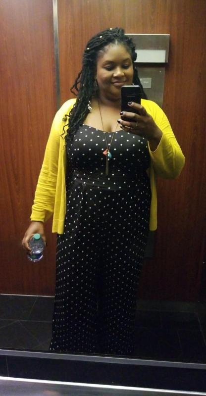 Torrid polka dot store jumpsuit