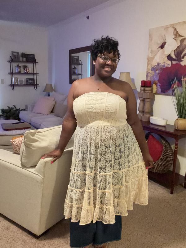 Plus Size - Festi Lace Midi Top - Torrid