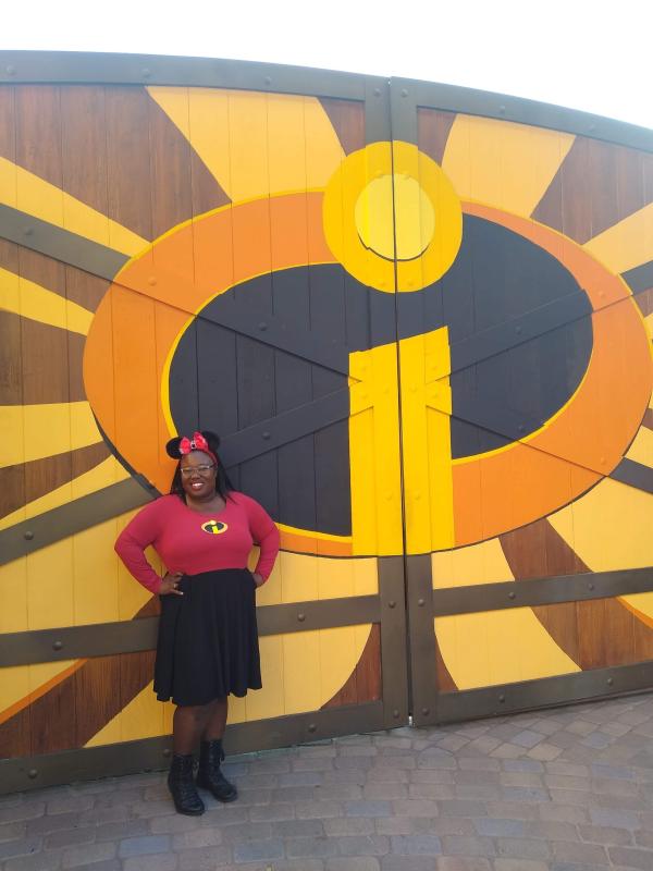 incredibles skater dress Plus Size - Disney Pixar The Incredibles Skater Dress - Red & Black