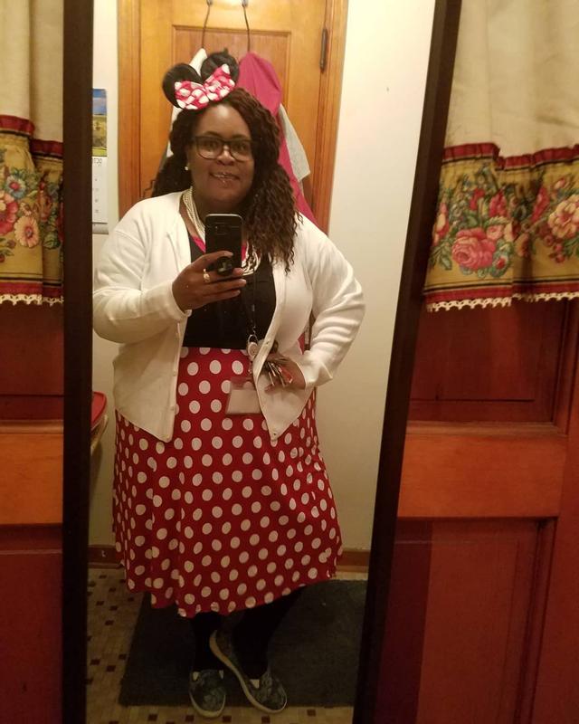 Disney Minnie Mouse Polka Dot Skater Dress