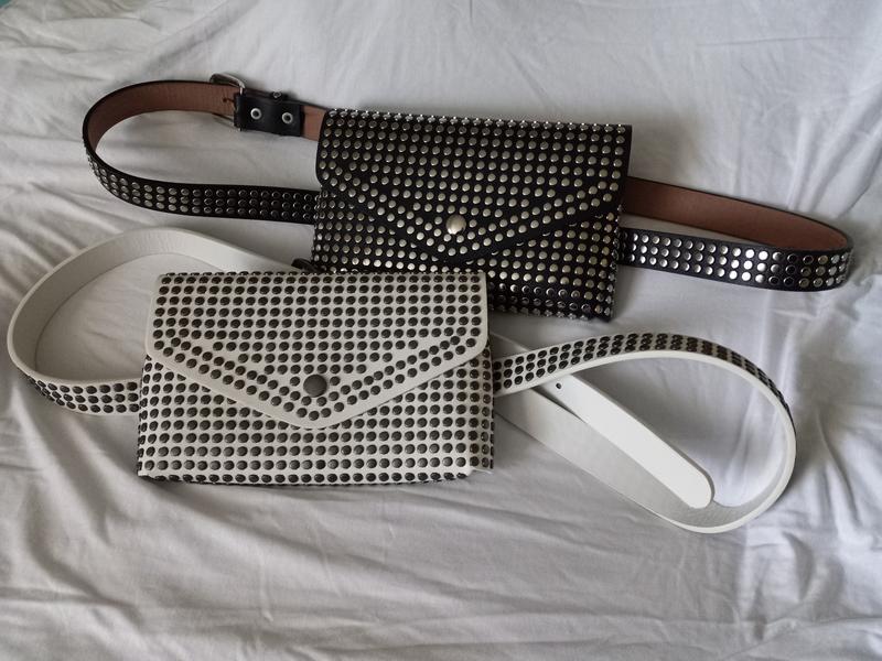 Plus Size - Faux Leather Studded Belt Bag - Torrid display picture 1