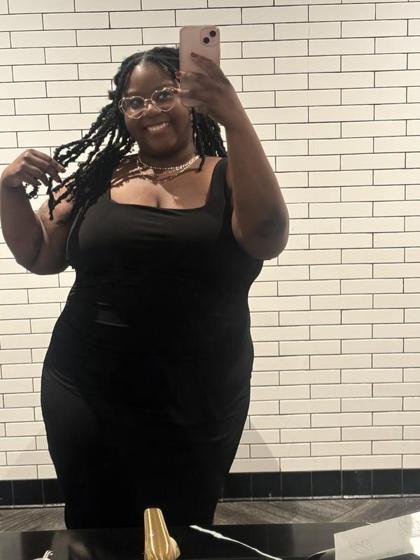 plus size ruched maxi dress Plus Size Ruched Front Cami Maxi Dress