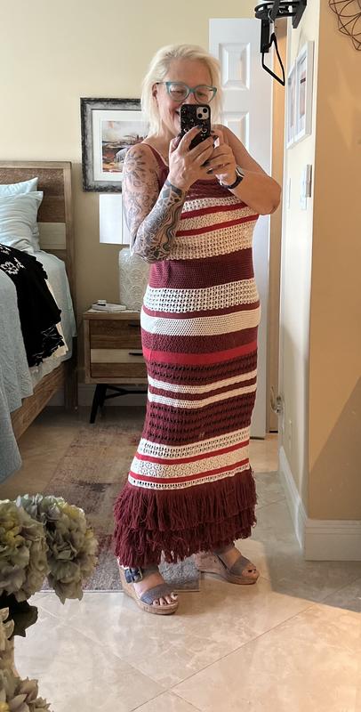 elegant knit dress Knit Dress Long Sleeve Cable