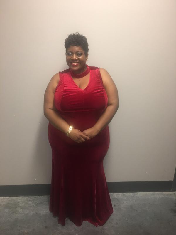 Torrid red hotsell velvet dress