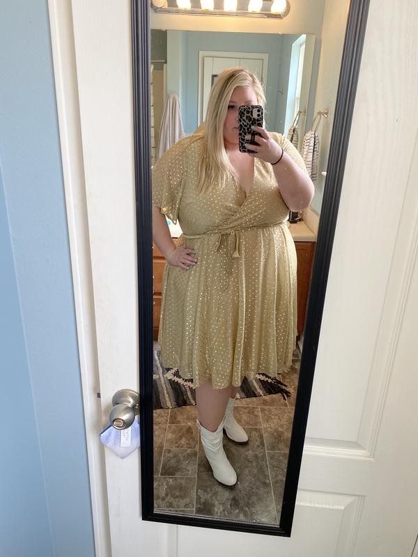 gold torrid dress