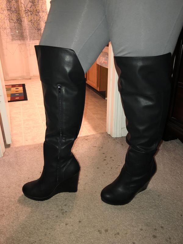 Torrid wide calf over the store knee boots