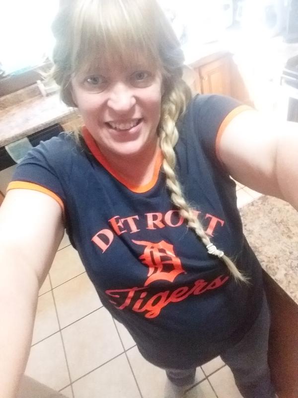 Plus Size - Classic Fit Ringer Tee - MLB Detroit Tigers Navy - Torrid