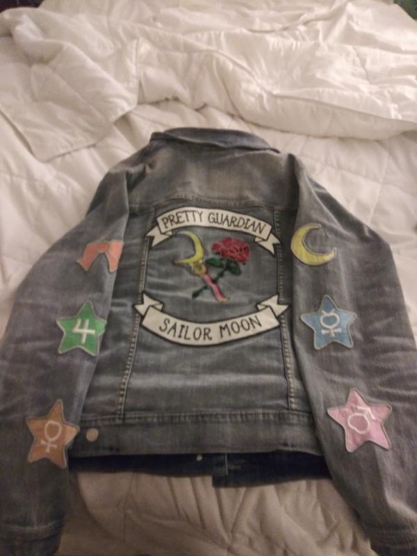 sailor moon denim jacket torrid