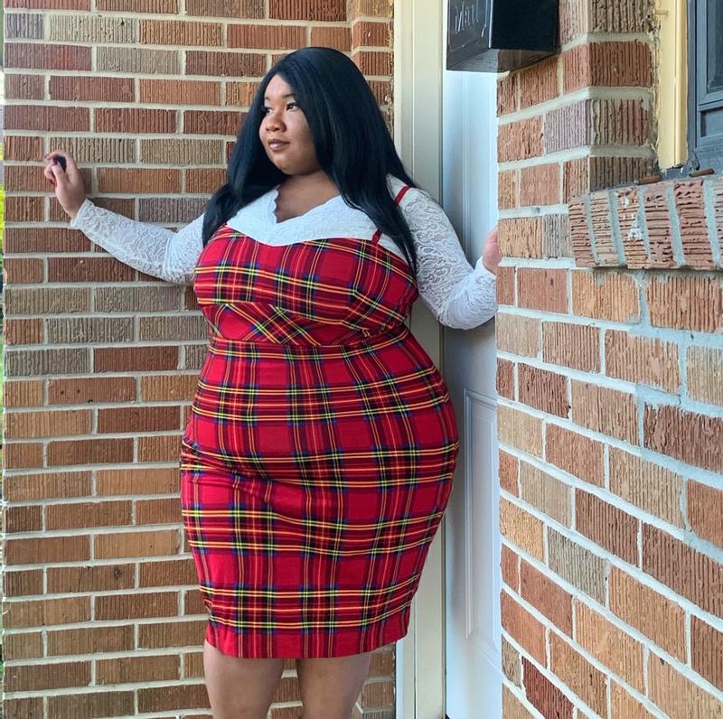 Plus Size Betsey Johnson Red Tartan Ponte Strapless Bodycon Dress Torrid