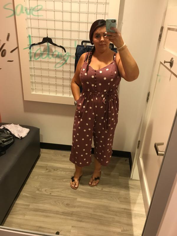 torrid polka dot jumpsuit