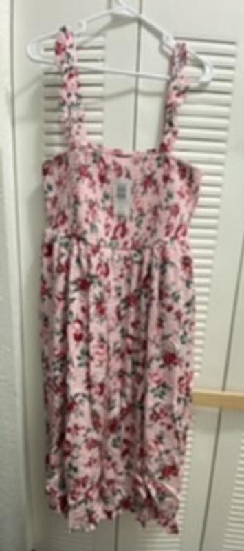 Plus Size - Midi Challis Smocked Tiered Dress - Torrid