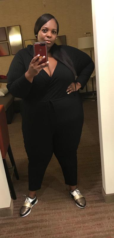 Sexy Long Sleeve Black Spandex Jumpsuit For Women Plus Size 2X Perfect For  Fall And Winter Casual Rompers, Nightwear, And Club Wear From Bag_shoes6,  $32.36