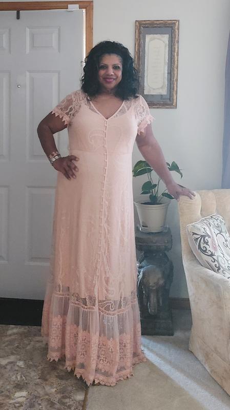 Torrid peach outlet dress