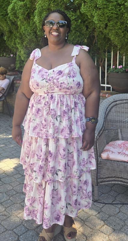 torrid midi dress Plus Size - Sweetheart Tiered Midi Dress