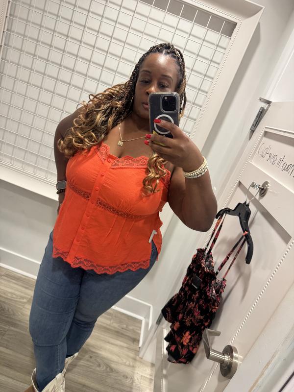 Plus Size - Lace Trim Cami - Torrid