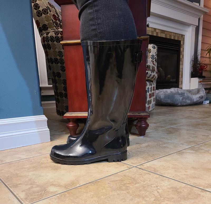 Plus Size Rubber Knee High Rain Boot WW Torrid