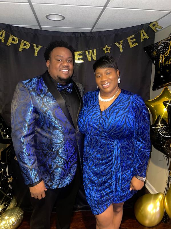 Plus Size - At The Knee Velvet High Slit Dress - Torrid