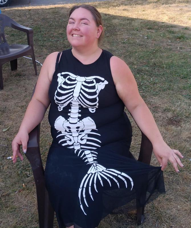 Plus Size Mermaid Skeleton Mesh Dress Torrid