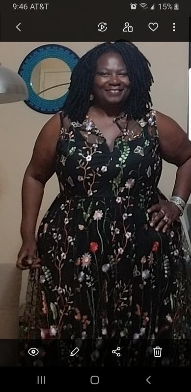 Torrid 2024 embroidered dress