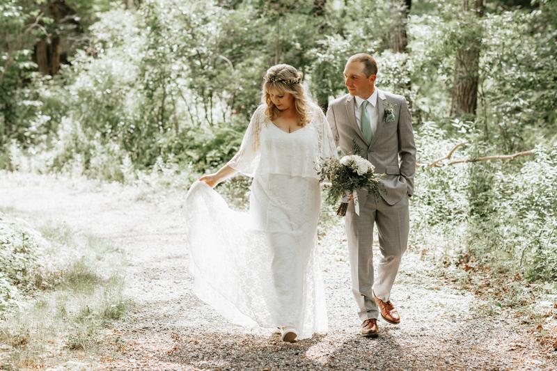 Plus Size - Ivory Lace Capelet Wedding Dress - Torrid