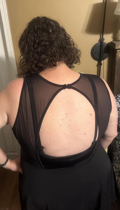 torrid black swim dress Lace Back Dress main image 1