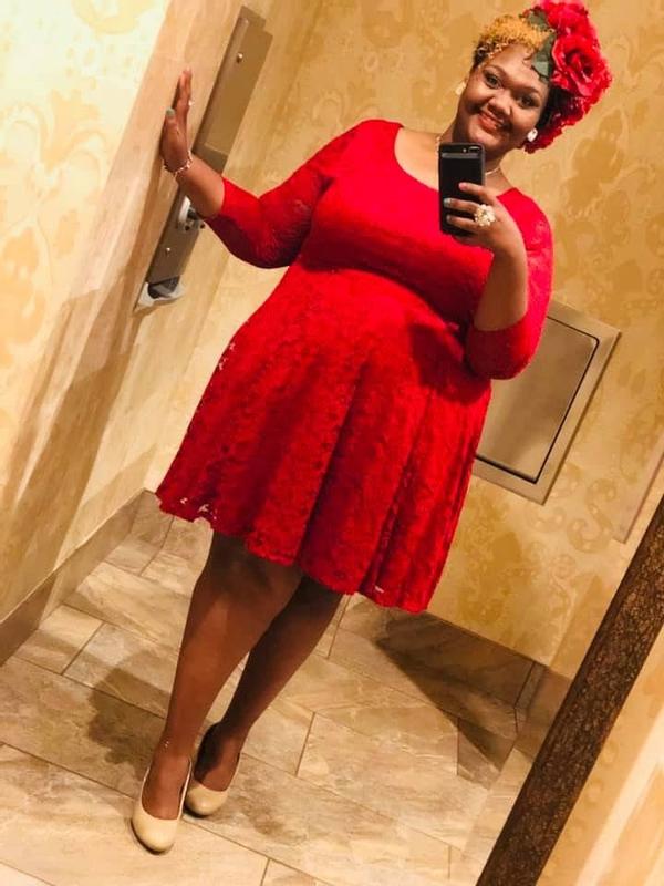 Plus Size - Red Lace Skater Dress - Torrid