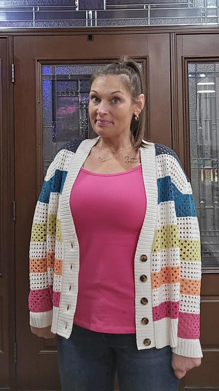 Plus Size - Open Stitch Cardigan - Torrid
