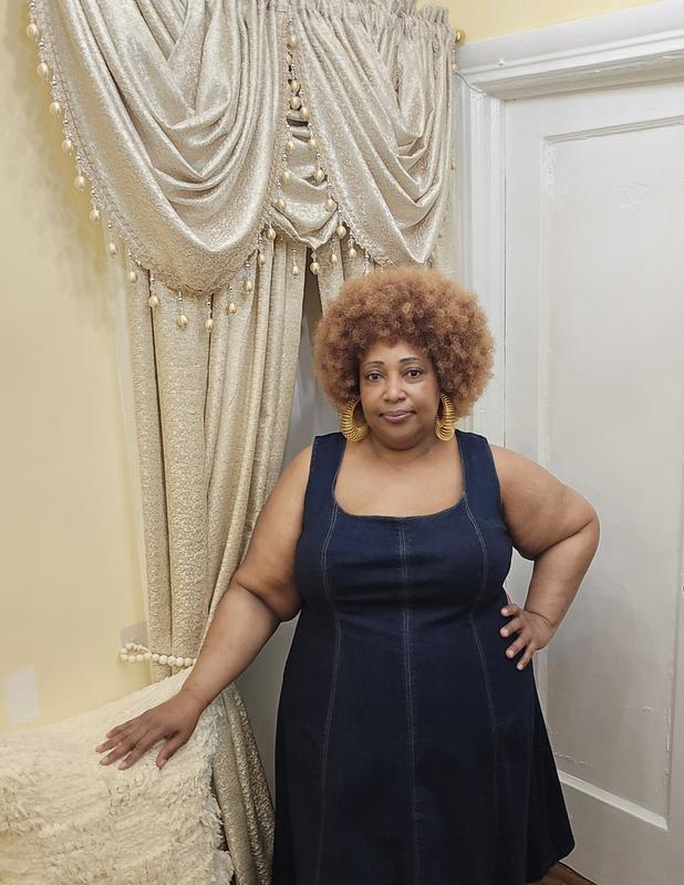 Plus Size - Belle Isle Denim Tea Length Dress - Torrid