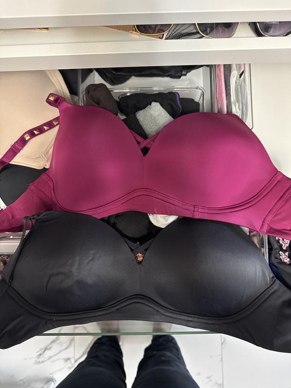 ブラジャー ^ ^ Women's Providence Terminal Wire-Free Push-Up The Brigitte Full Coverage - Padded Wireless T-Shirt Bra