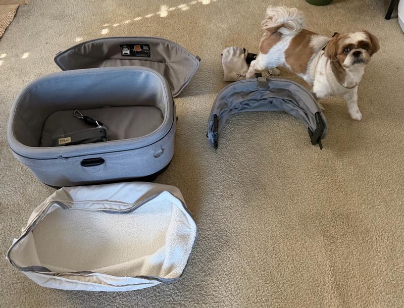 Customer photo for "Safest pet car seat available"