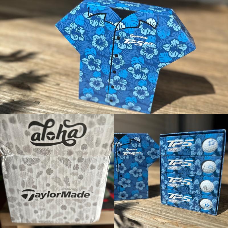 Taylormade TP5 PIX SHAKA Collectible Golf BALL 1 Sleeve (3
