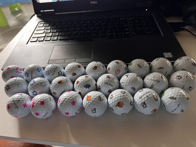 2 Dozen TP5 Pix Practice Golf Balls | TaylorMade 2 Dozen TP5 Pix Practice Golf Balls | TaylorMade