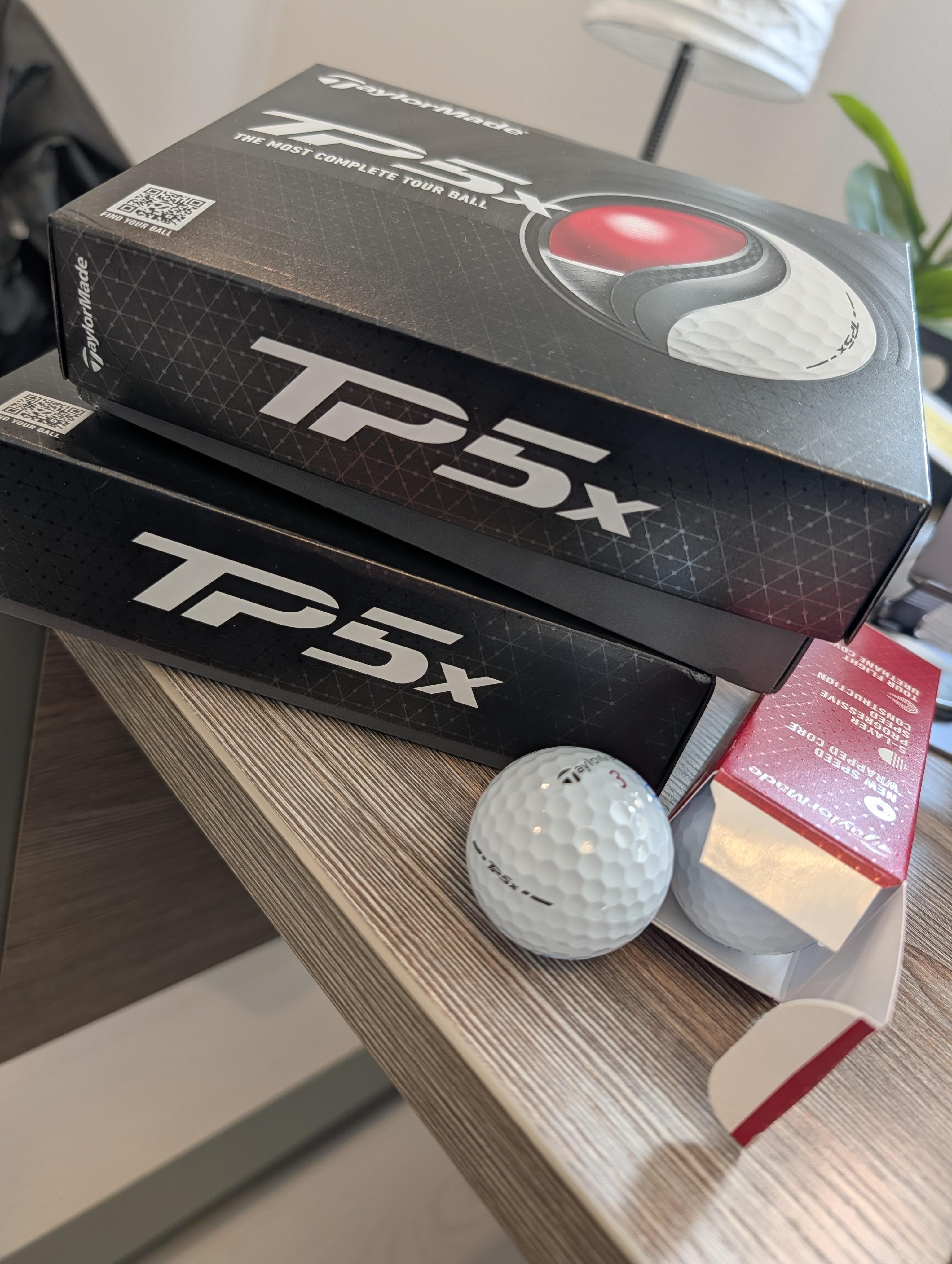 TaylorMade 2024 TP5x Stripe Golf Balls | Dick's Sporting Goods