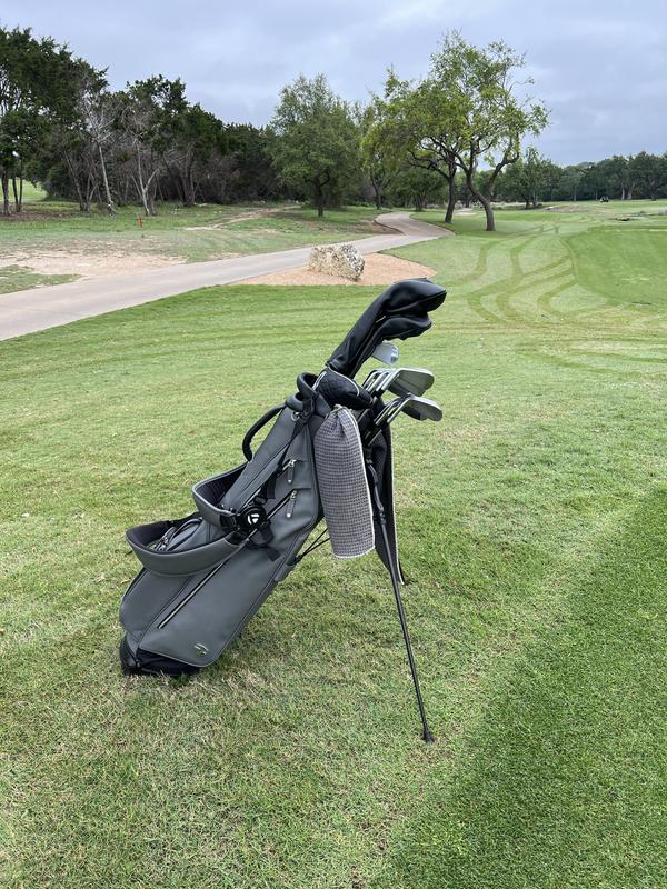 TaylorMade Vessel Lite Lux Stand Bag - Black