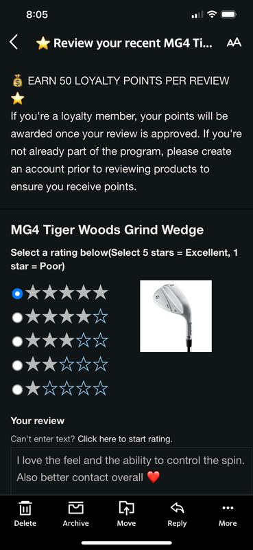 Photo submitted with review of product