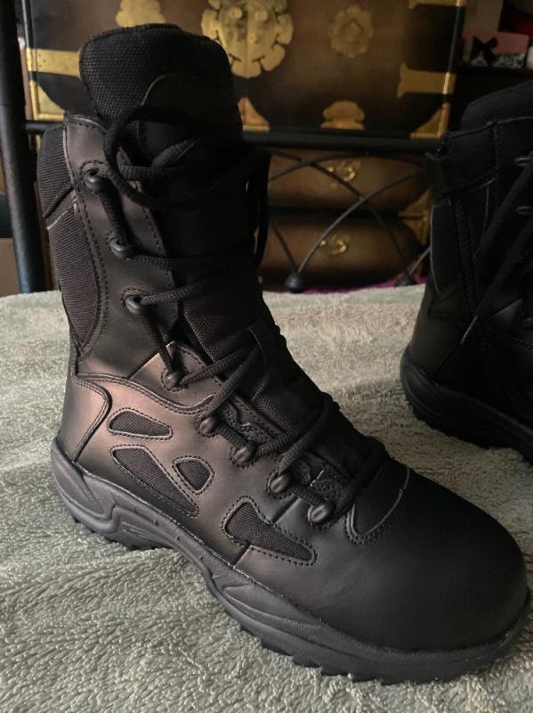 Reebok Rapid Response RB 8" Side Zip Comp Toe Boots  display picture 3