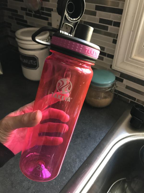 Takeya Tritan Spout Water Bottles 18 Oz Breezy BlueFlutter Pink