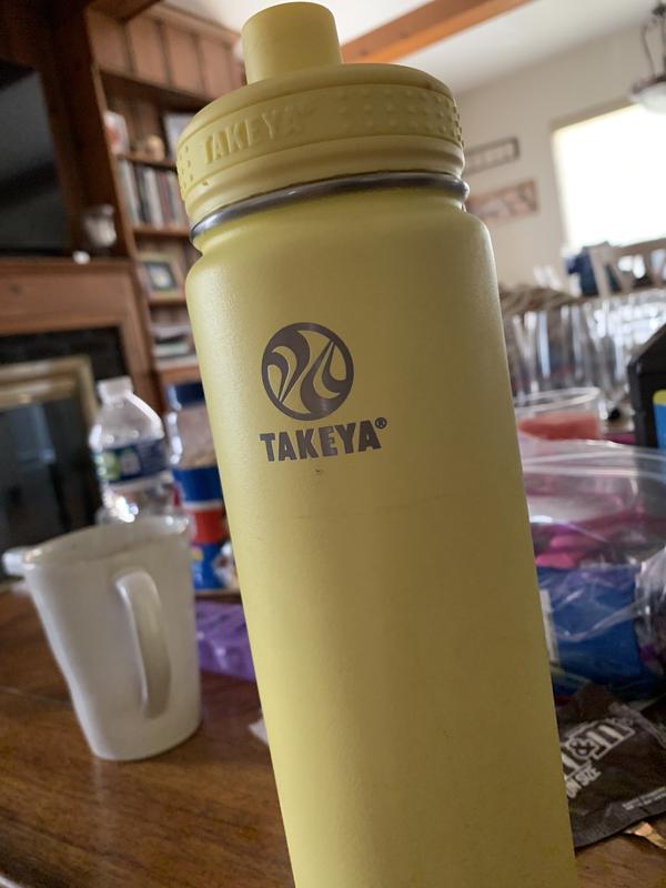 W) Takeya Tumbler Water Bottle 32 oz Pink Stainless Steel - Dent & Stain