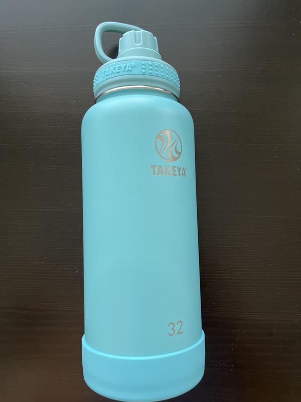 Takeya Actives Insulated Water Bottle With Straw Lid 22 Oz Coral