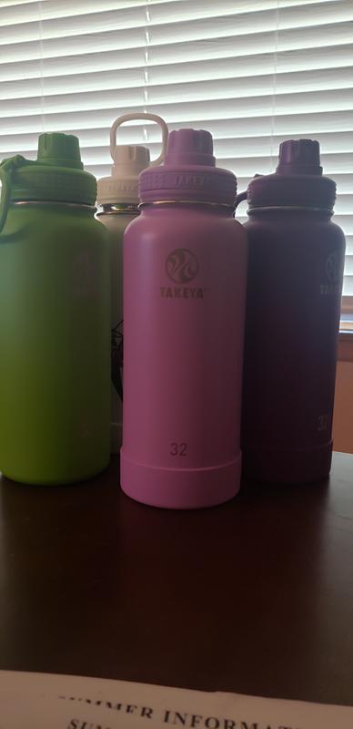 Takeya Actives Spout Water Bottle - Pink & Lavender - 32 oz