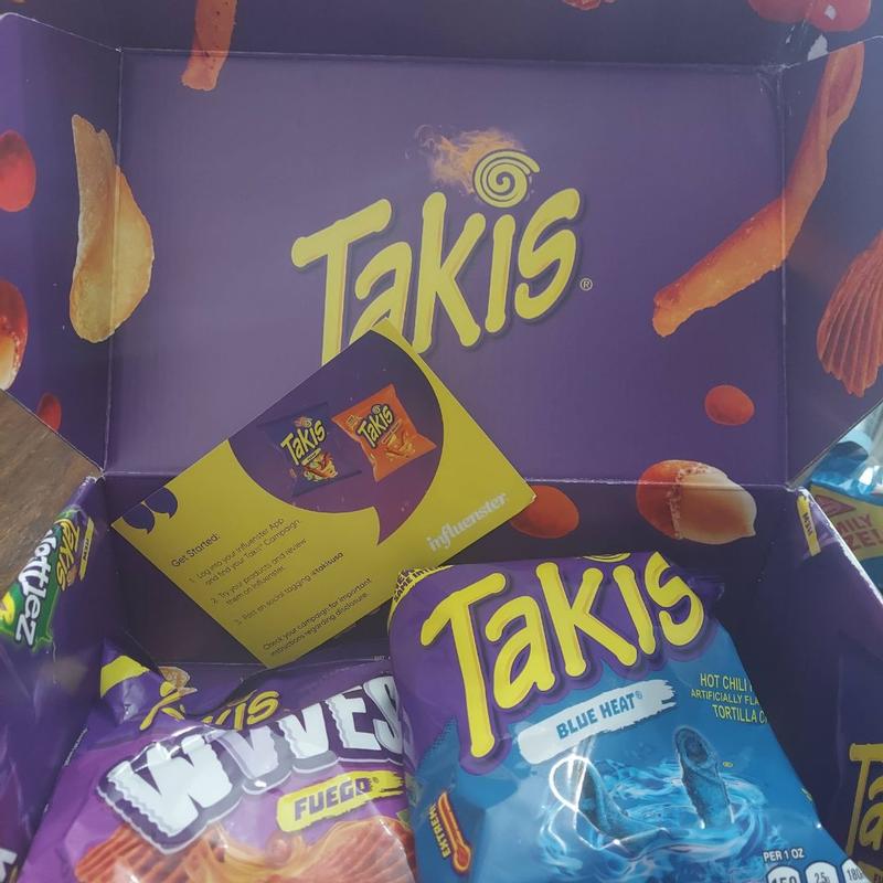 Takis Blue Heat Fuego Mix 