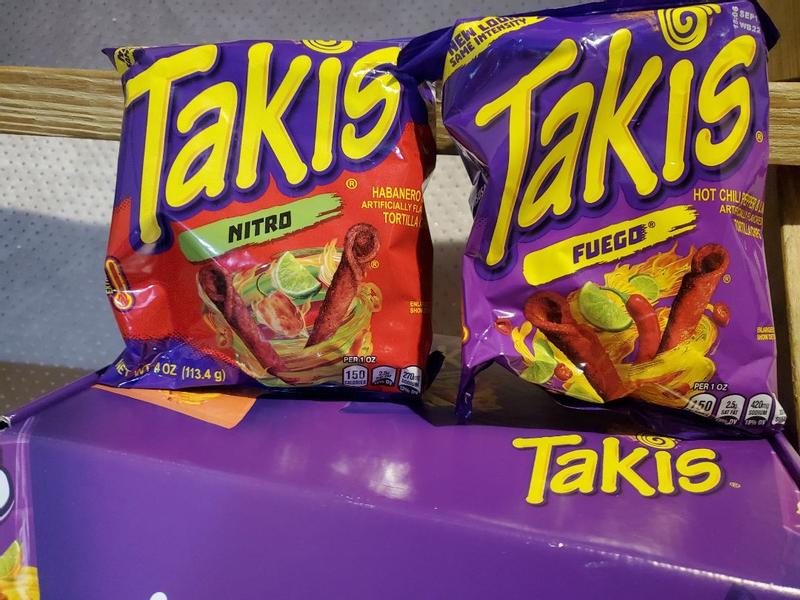 Takis Fuego Hot Chili Pepper & Lime Tortilla Chips 28gm