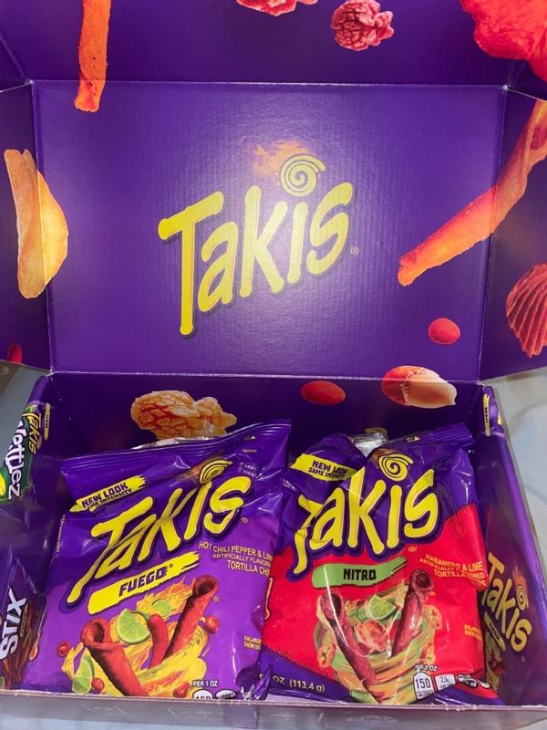 Takis Fuego New Look Same Intensity Tortilla Chips Hot Chili Pepper & Lime  9.9 o 757528008680