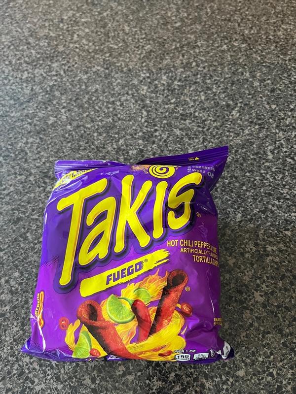 Takis Rolls Spicy Fuego Hot Chili Pepper & Lime Rolled Tortilla