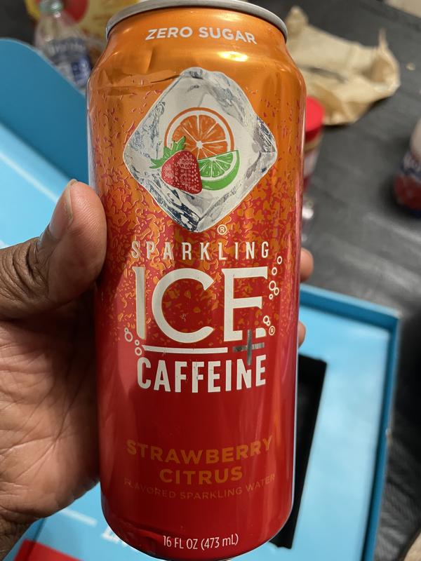 Sparkling Ice +Caffeine Sparkling Water, Zero Sugar - 12 x 16 fl oz (473 ml)