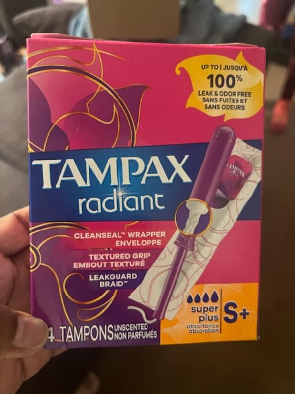 Tampax Radiant Tampons Trio Pack Regular/Super/Super Plus