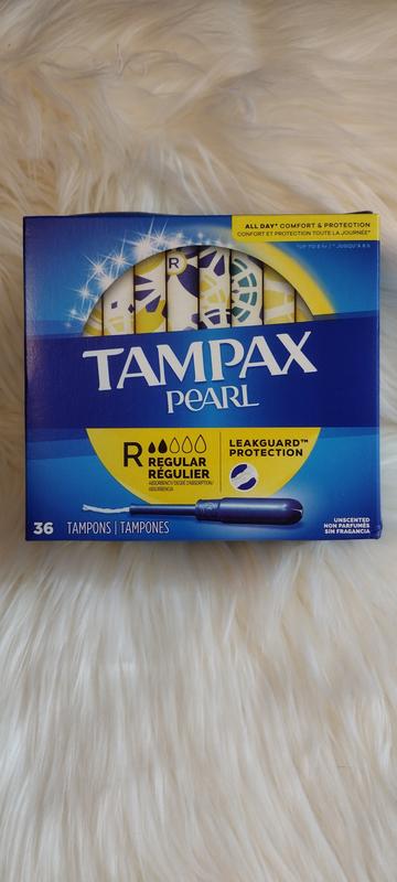 Tampax Pearl Tampons, with LeakGuard Braid, Ultra Absorbency, Unscented, 45  Count (Pack of 1) - Packaging May Vary