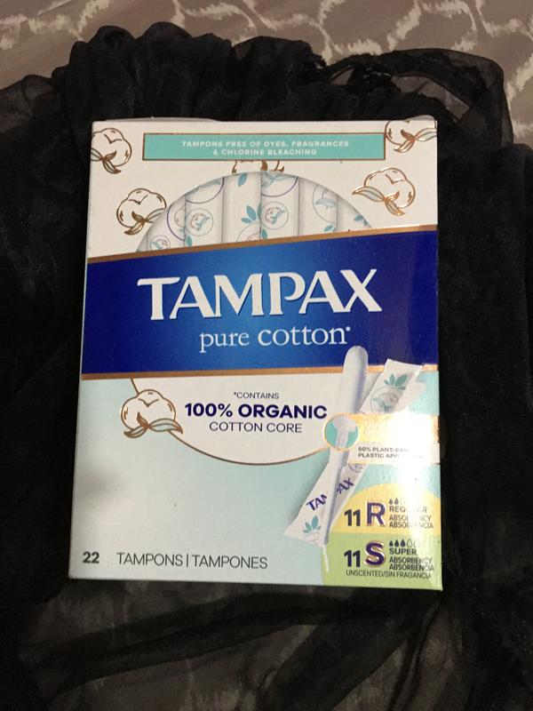 Tampax Pure Cotton Pure Cotton Tampons Unscented